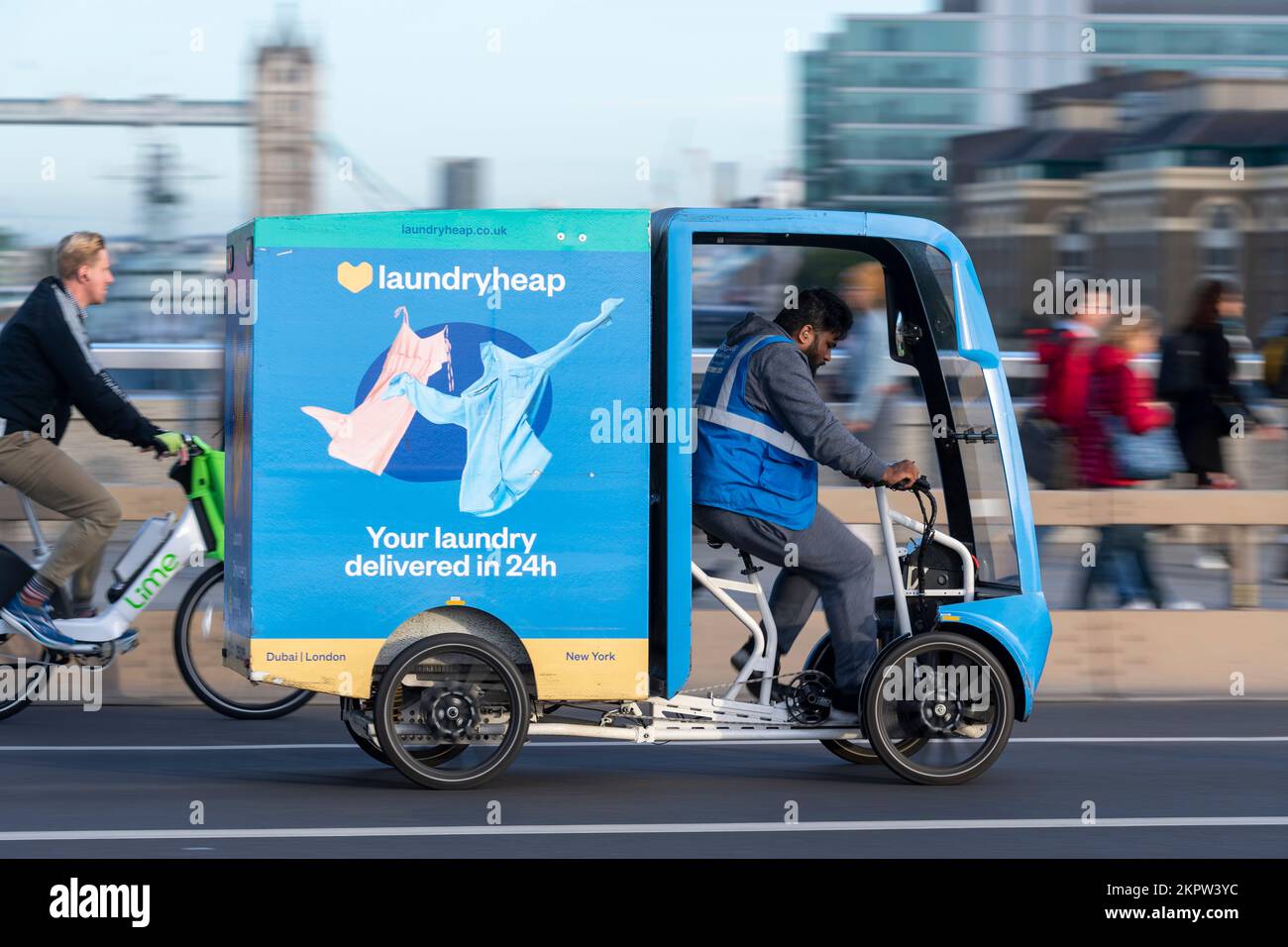 Laundryheap courier hires stock photography and images Alamy