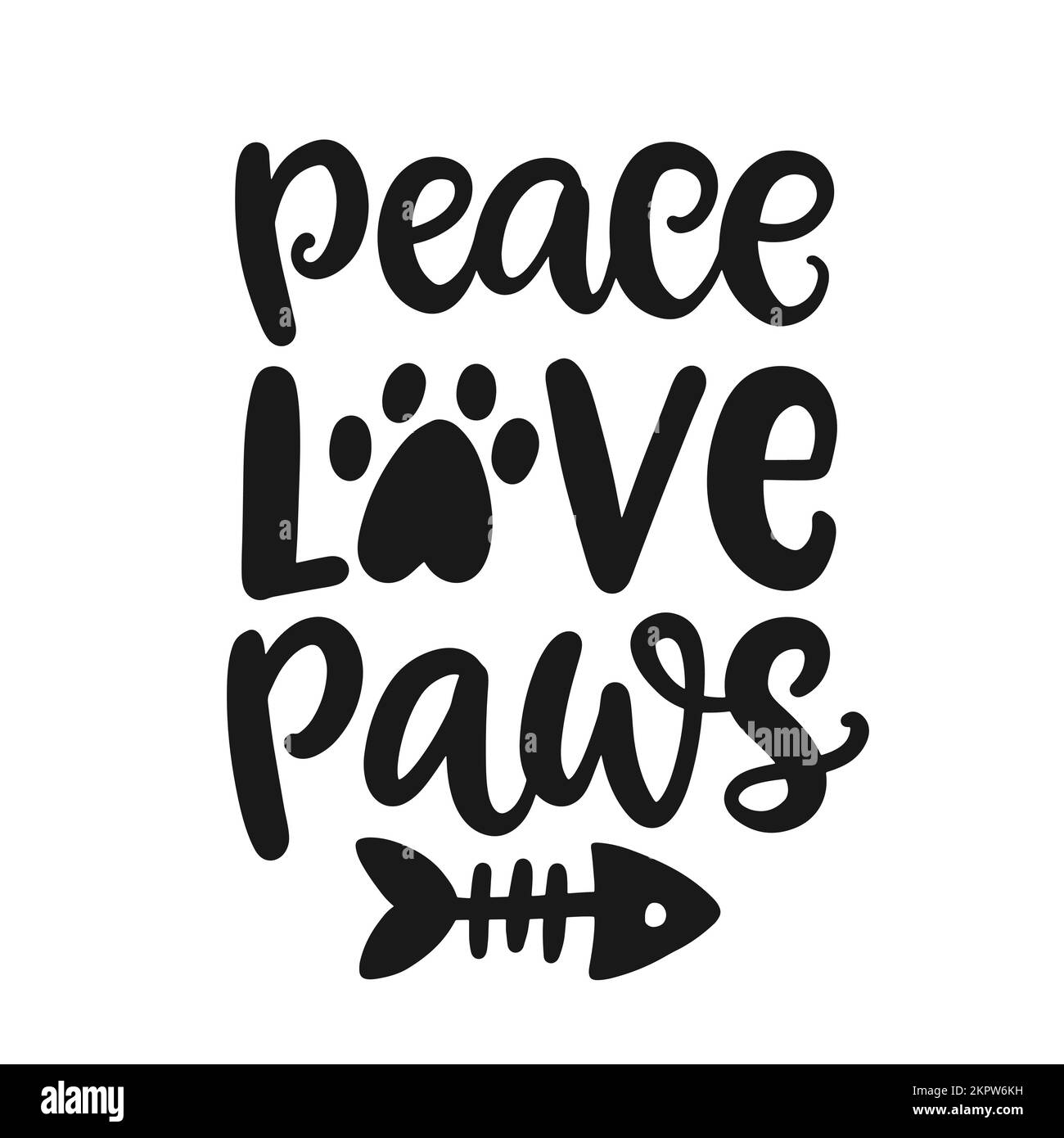 Peace Love Paws Hand Written Lettering Stock Vector Image Art Alamy peace-love-paws-hand-written-lettering-stock-vector-image-art-alamy