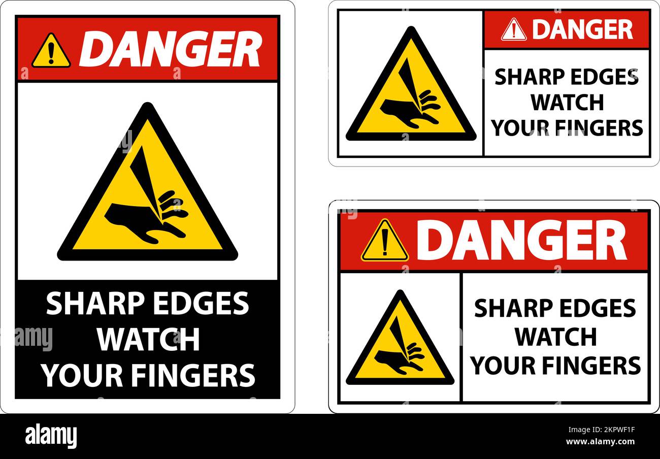 Danger sharp edges hires stock photography and images Alamy