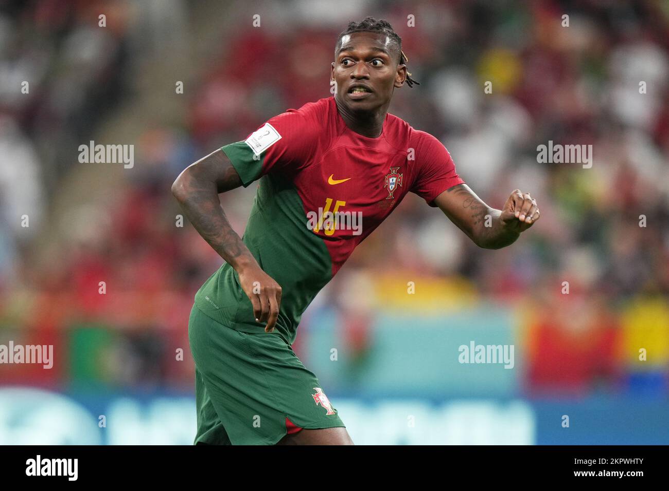 Rafael Leao of Portugal during the FIFA World Cup, Qatar. , 