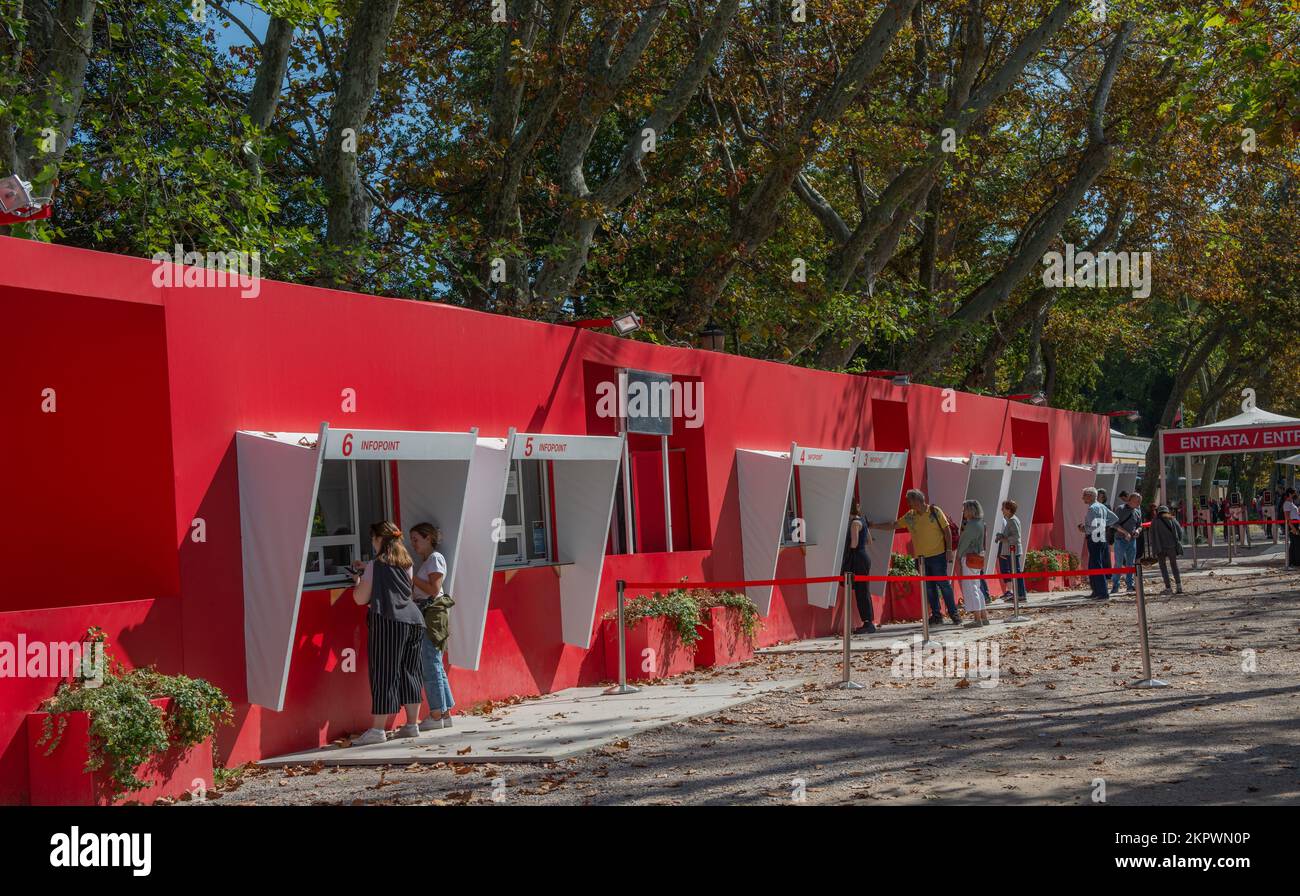 Venice Italy 27 September 2022: 59th International Art Exhibition which