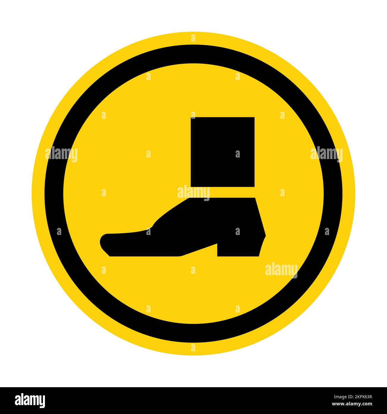Caution Sign Wear Protective Equipment,With PPE Symbols Stock Vector