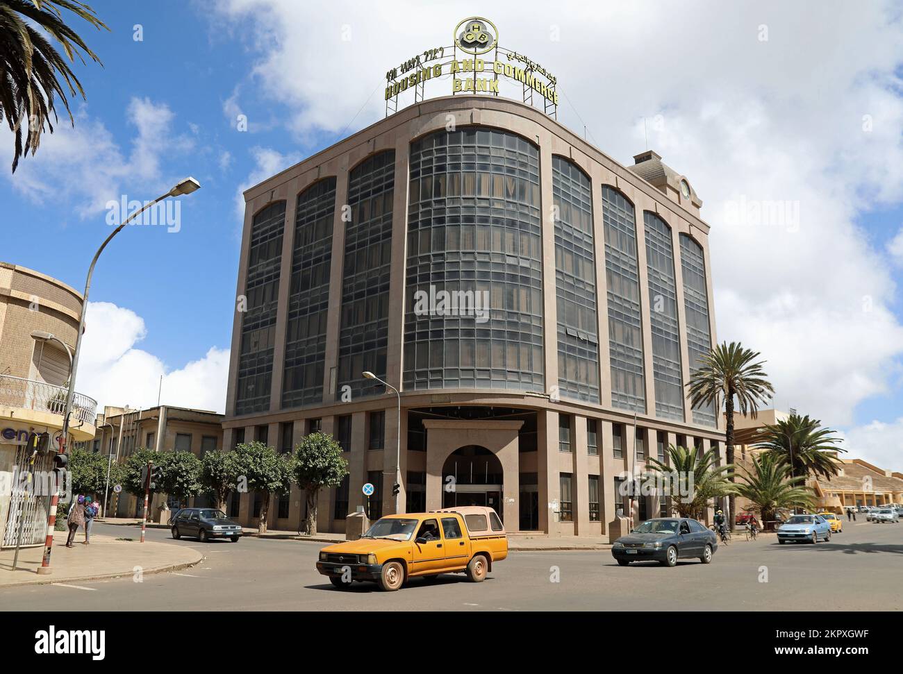 Housing and Commerce Bank of Eritrea built after the war in the city ...