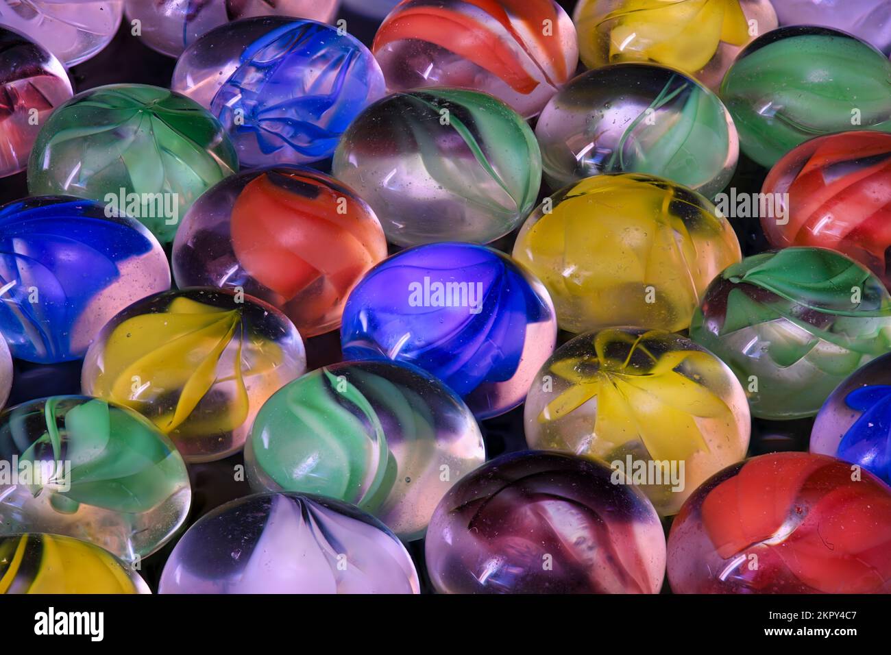 Glass Mencala Marble close up Stock Photo