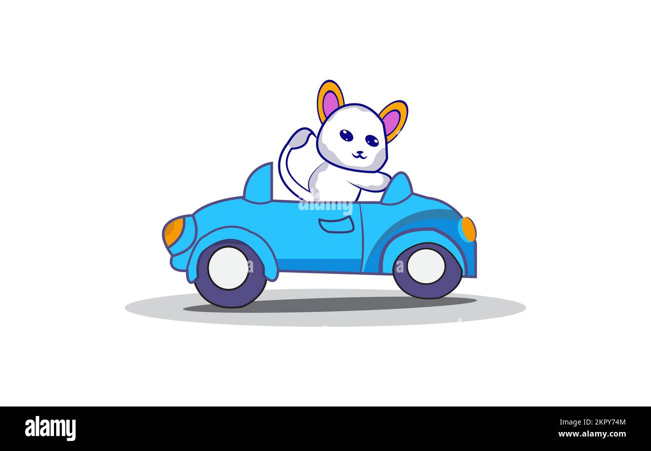 Vector illustration of panda isolated Stock Vector