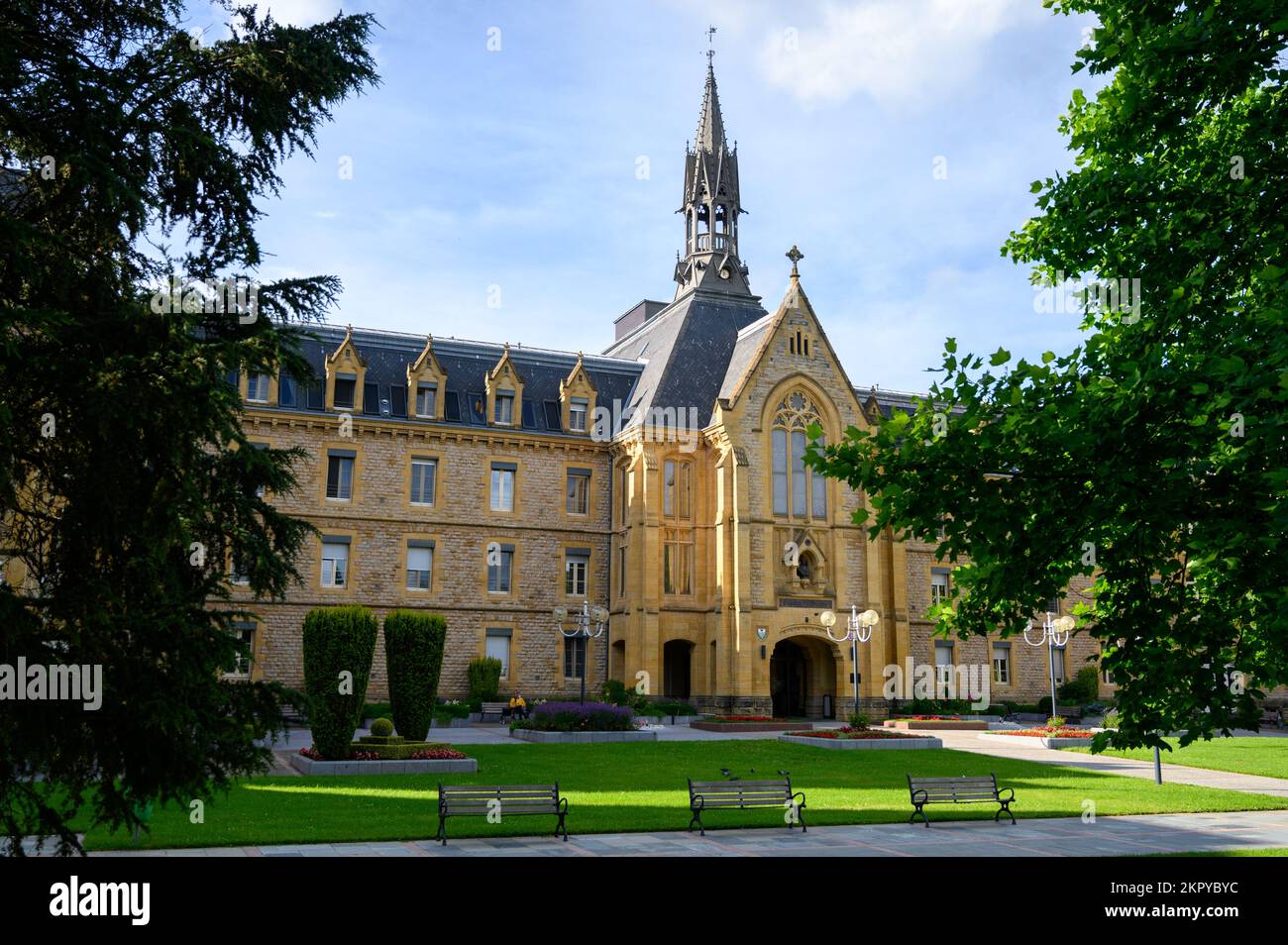 Fondation Jean-Pierre Pescatore retirement home in Luxembourg City, Luxembourg. Stock Photo