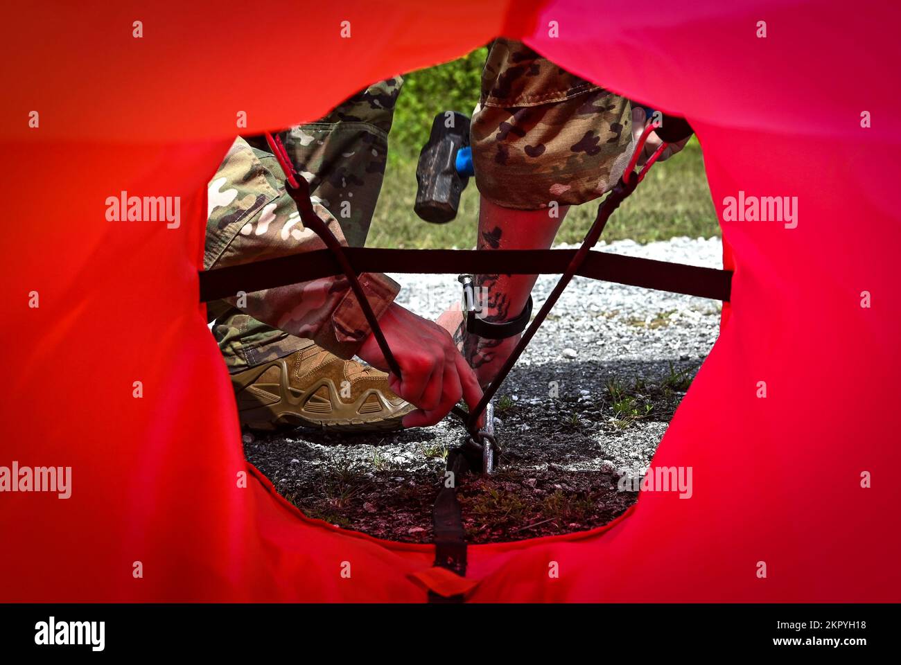 U.S. Air Force Master Sgt. Benjamin Touchstone, radar, airfield, and