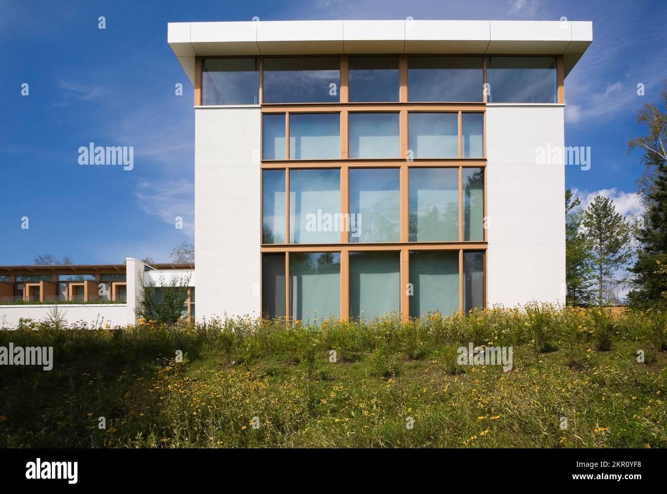 Chapel at the Val NotreDame Monastery in summer, SaintJeandeMatha