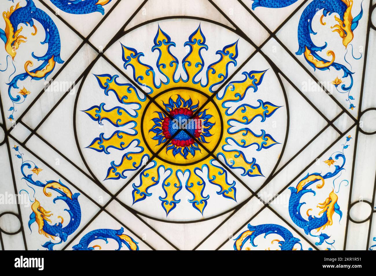 England, East Sussex, Brighton, The Royal Pavilion, The South Galleries ...