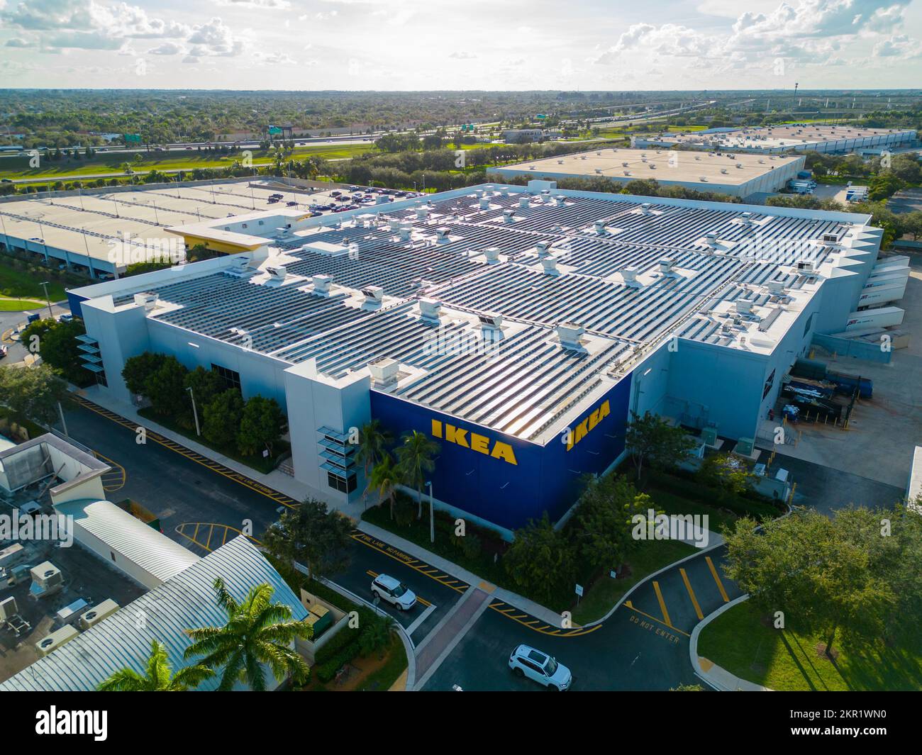 Sunrise, FL, USA - November 27, 2022: Aerial drone photo of Ikea Sunrise FL  USA Stock Photo - Alamy