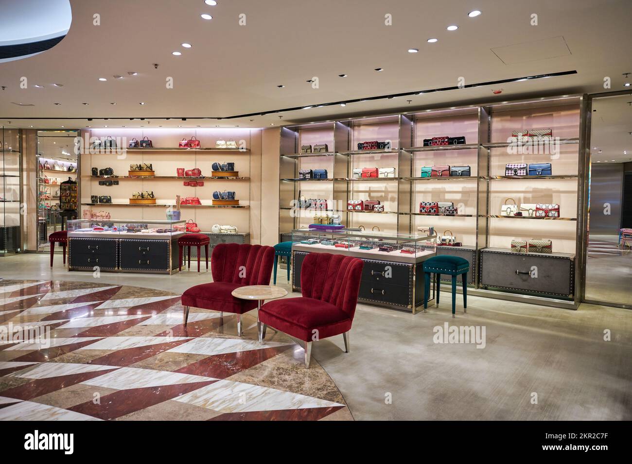 Interior of gucci shop hi-res stock photography and images - Alamy