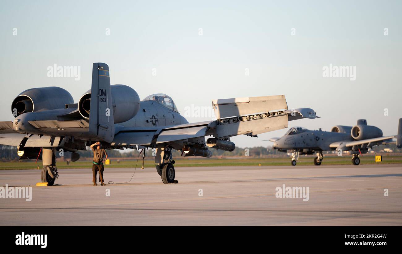 An Airman assigned to the 354th Figher Generation Squadron performs ...