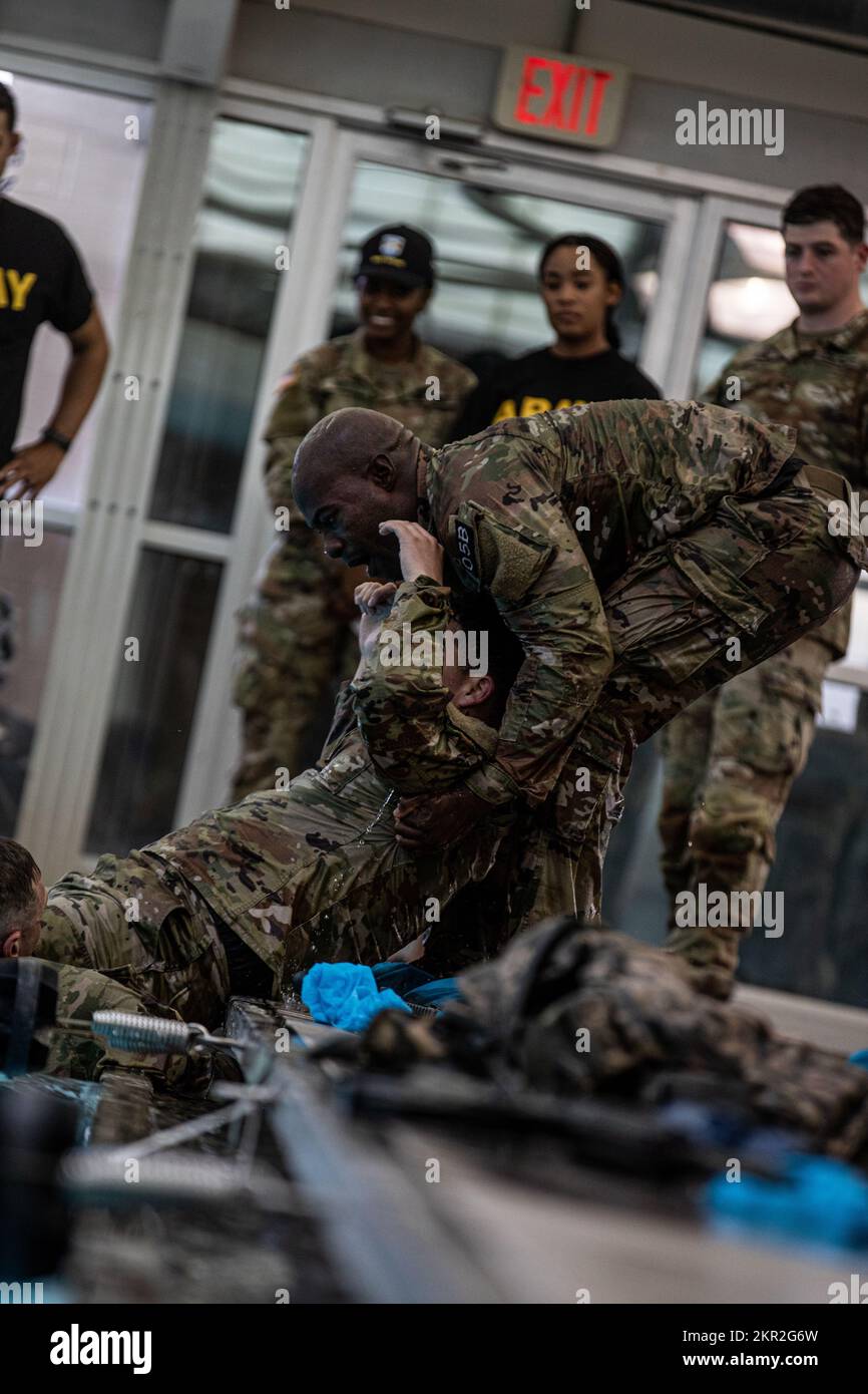 U.S. Army Soldiers compete in the Best Medic Competition for Medical