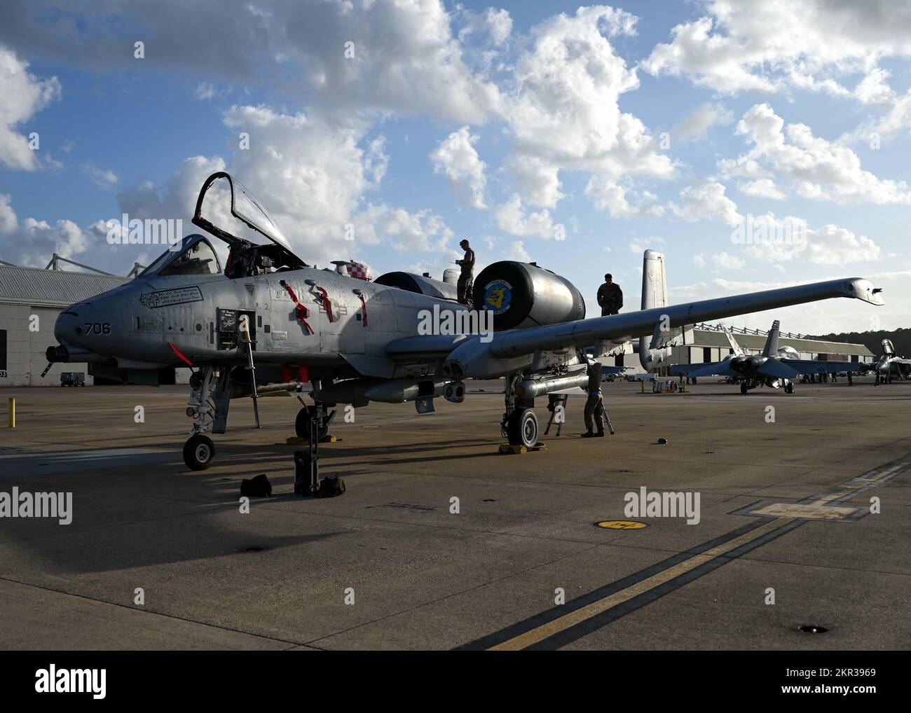 An A-10 Thunderbolt II from the 354th Fighter Squadron at Davis-Monthan ...