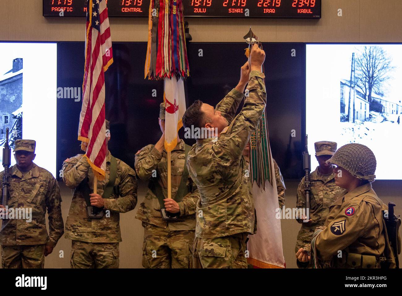 Lt. Col. Todd Harkrader, the U.S. Army Central, Headquarters and ...