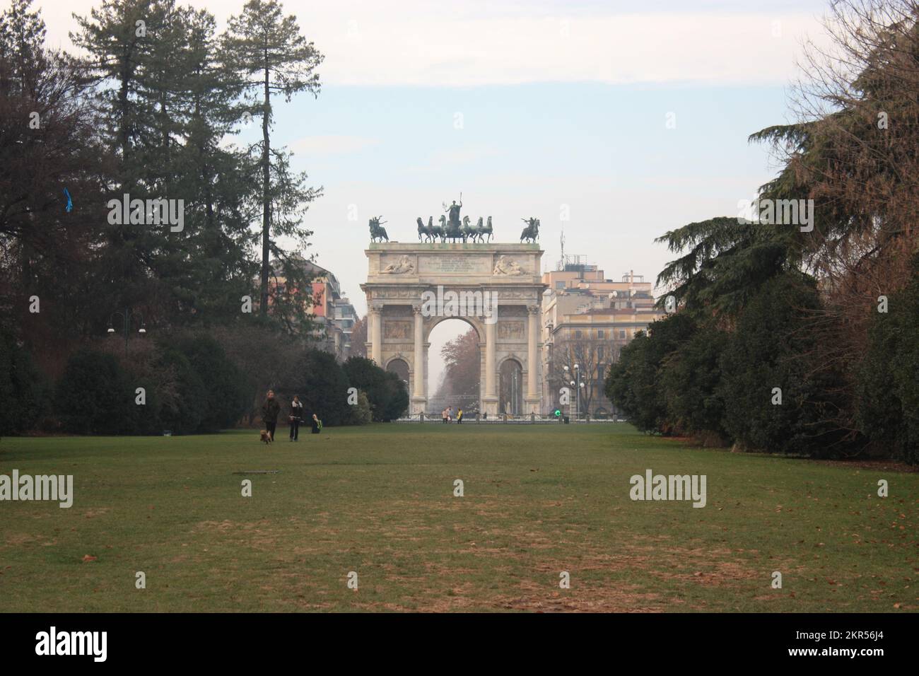 Arco Della Pace Stock Photo - Alamy