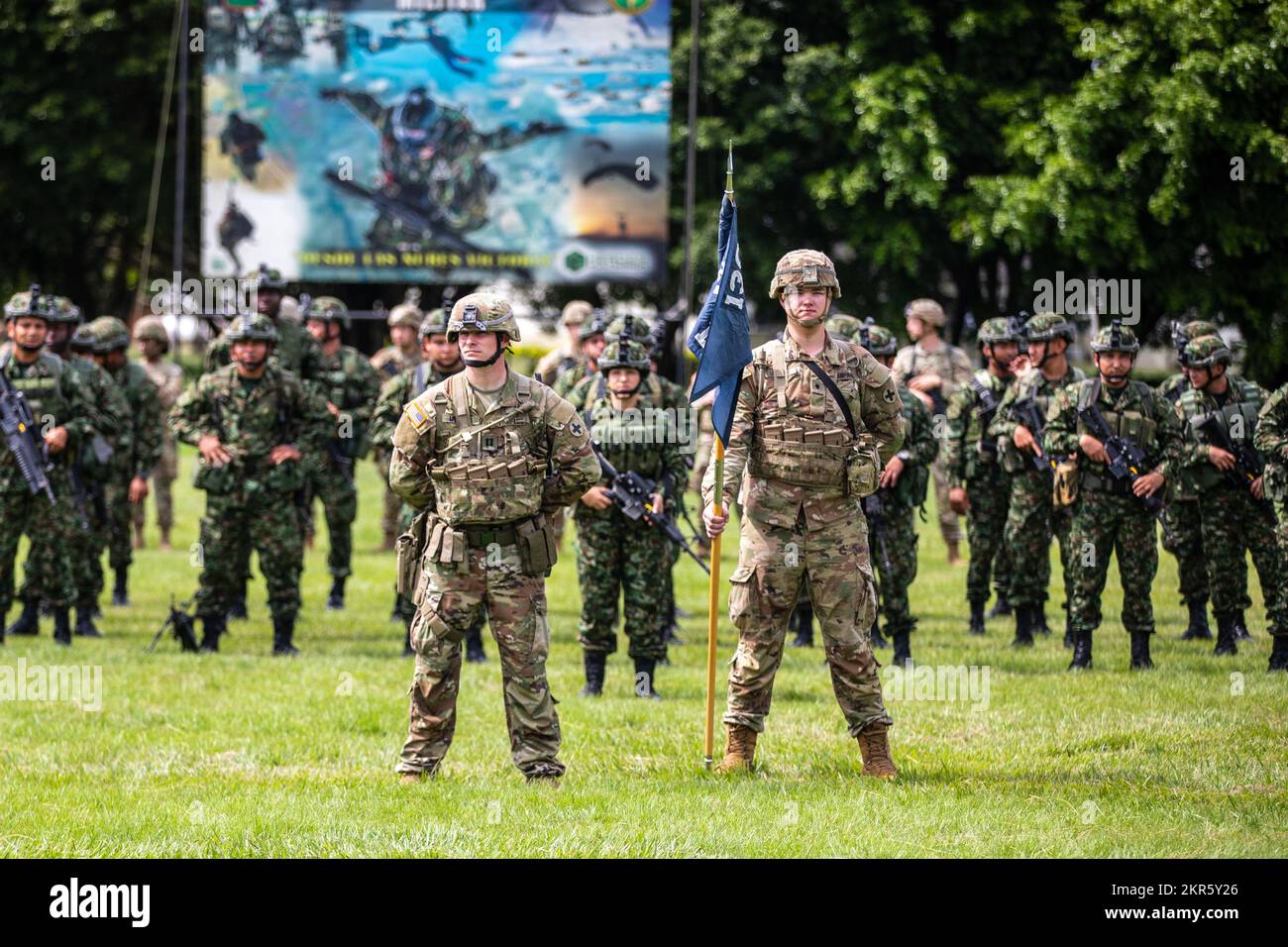 U.S. Army Cpt. Julian Meduga, commander of the Effinghambased Bravo Company, 2nd Battalion