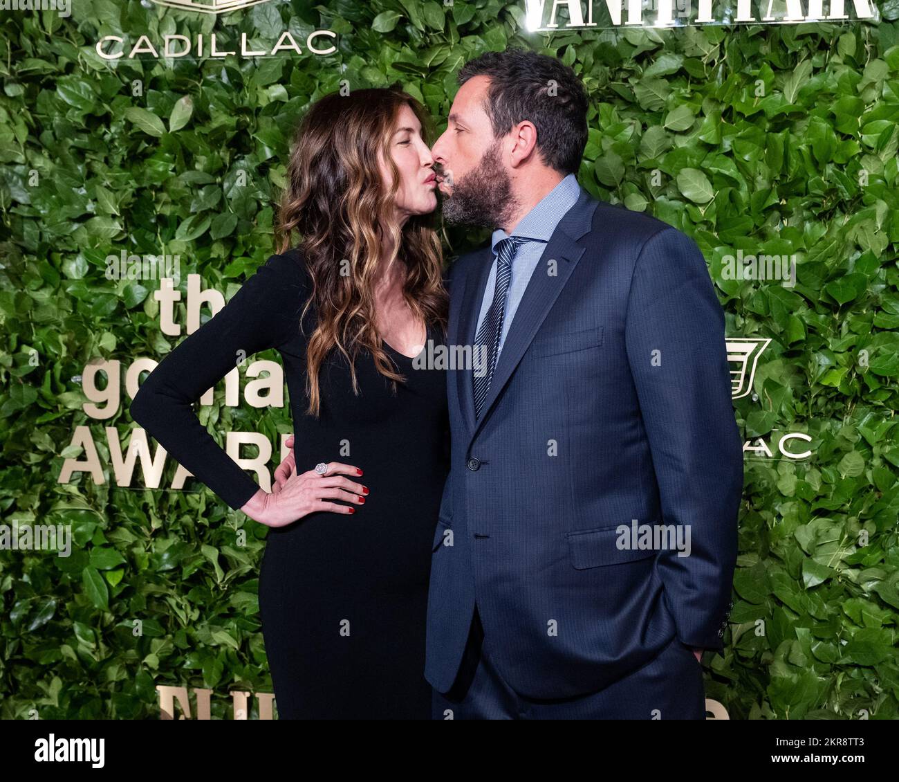 New York, United States. 28th Nov, 2022. Jackie Sandler and Adam Sandler arrive on the red carpet for the 2022 Gotham Awards at Cipriani Wall Street in New York City on Monday, November 28, 2022. Photo by Gabriele Holtermann/UPI Credit: UPI/Alamy Live News Stock Photo