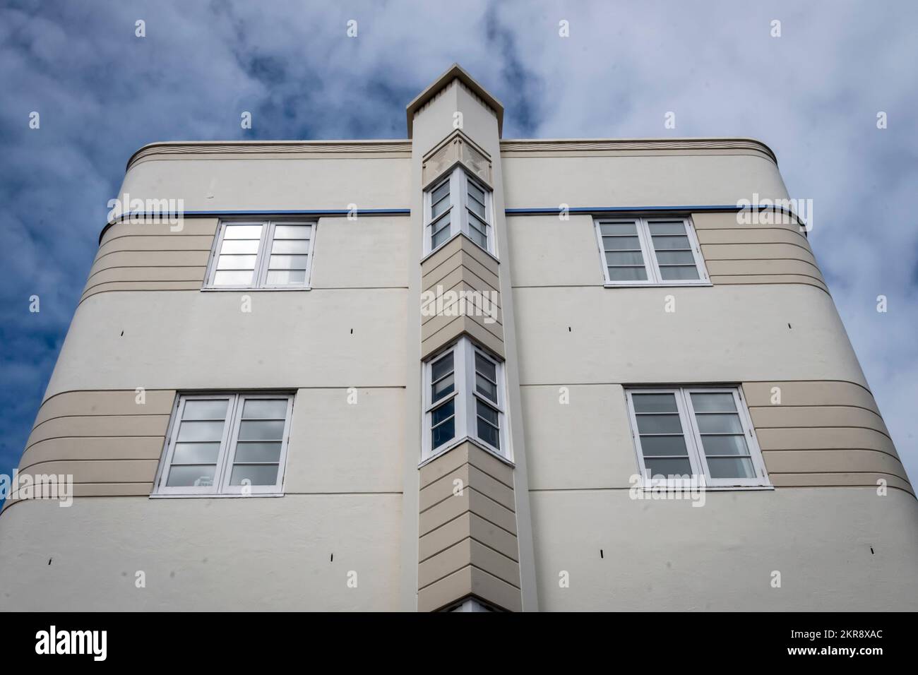 Art Deco apartment block, Mount Victoria, Wellington, North island, New