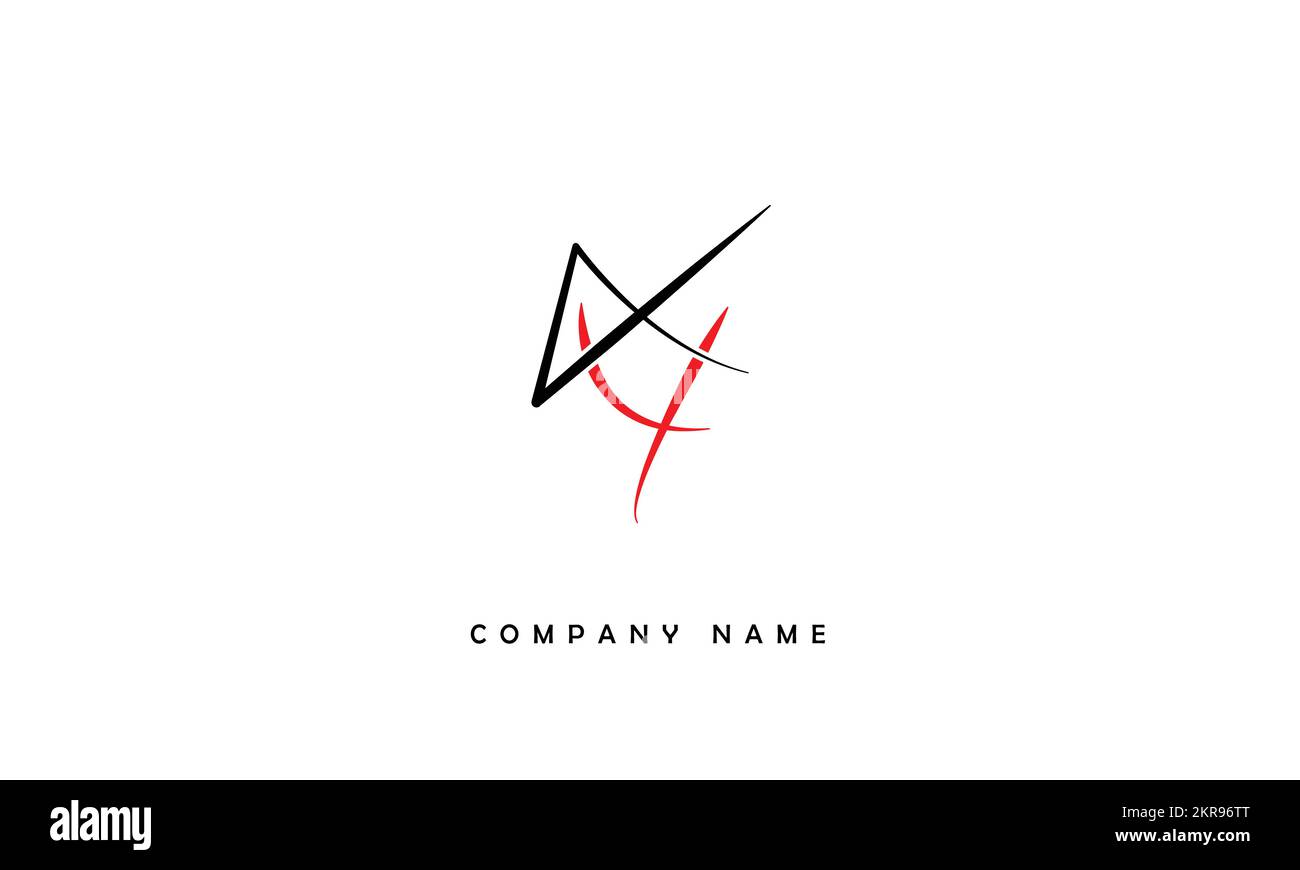 YX, XY Abstract Letters Logo Monogram Stock Vector