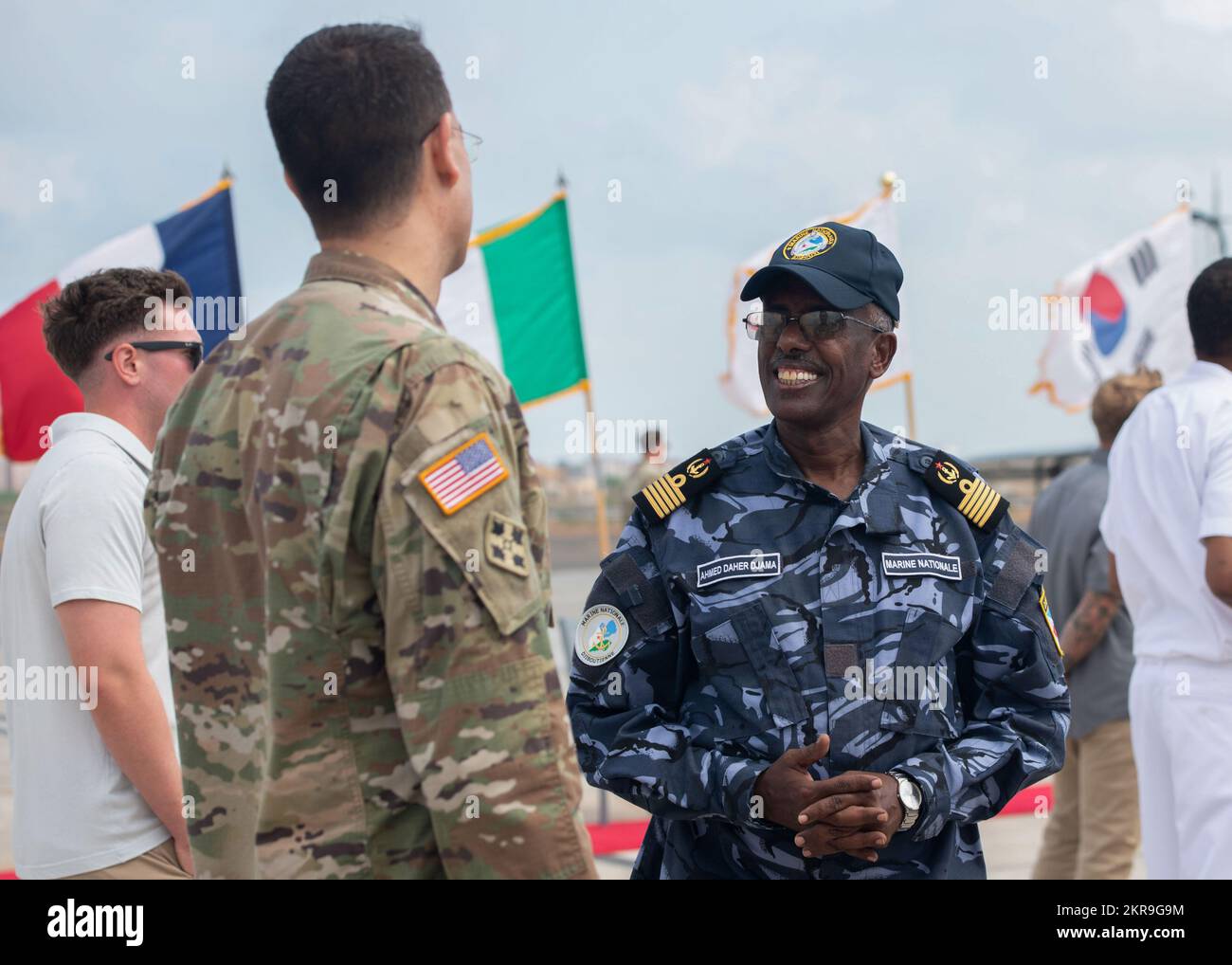 U.S. Army Maj. Chad Brinton, Office of Security Cooperation chief for