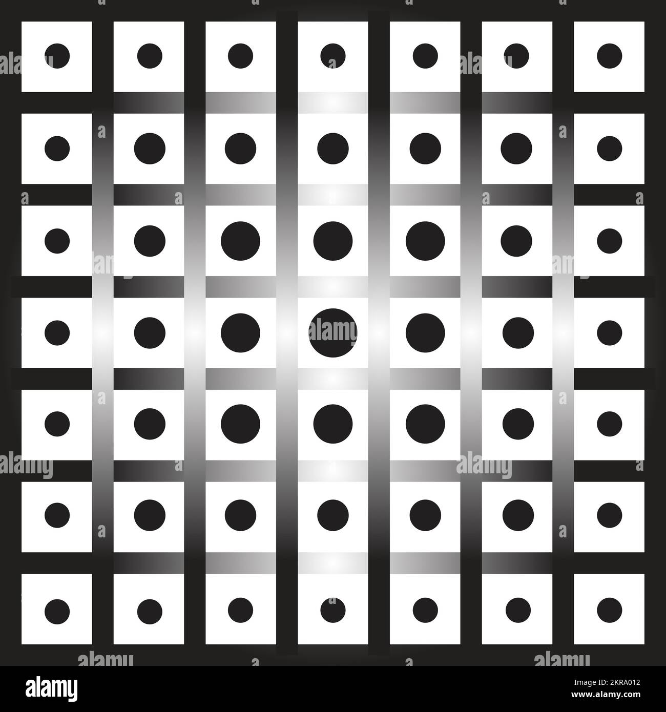 Abstract squares with circles background vector Stock Vector Image