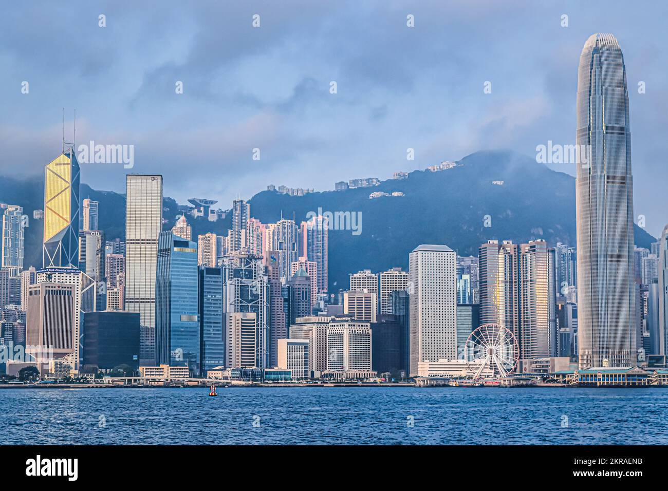 Hong Kong harbour view Stock Photo Alamy