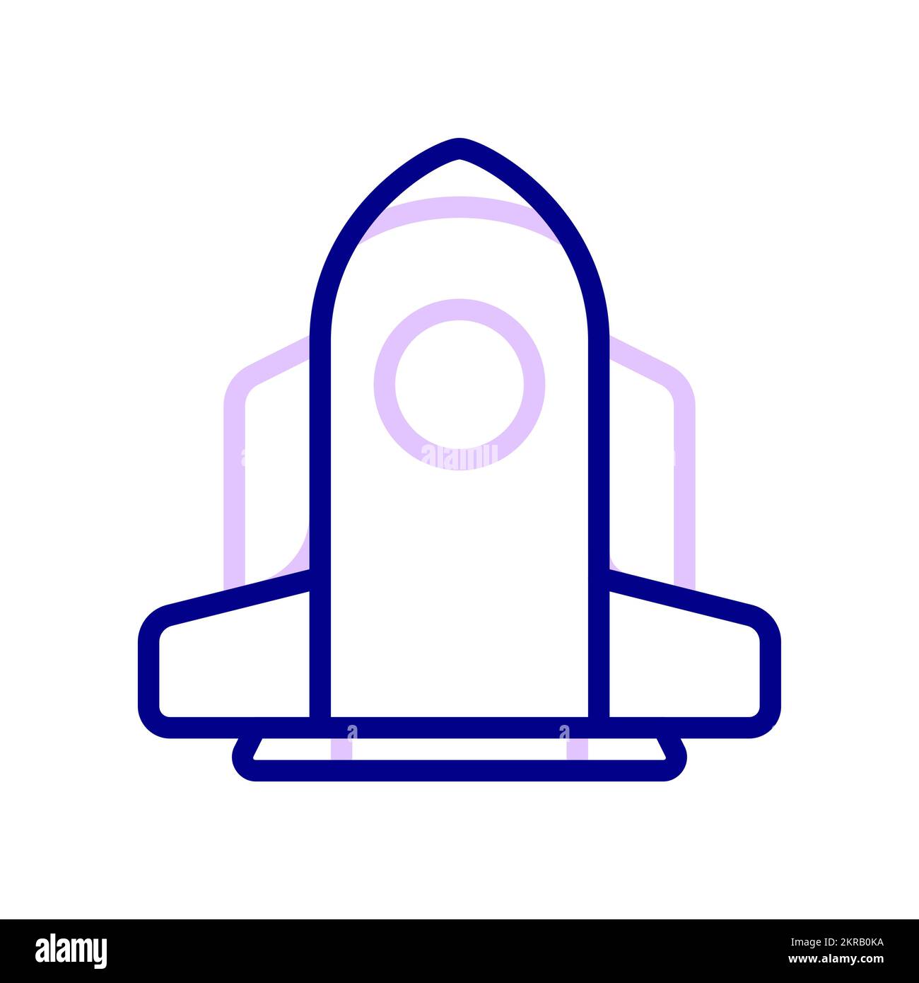 spaceship icon. fly high exploring space, contemplating the creation ...