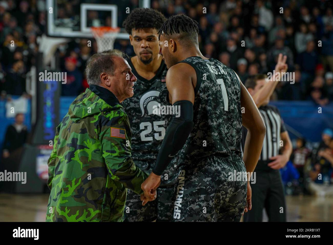 Michigan State Basketball Camo Jersey for 2011 Carrier Classic