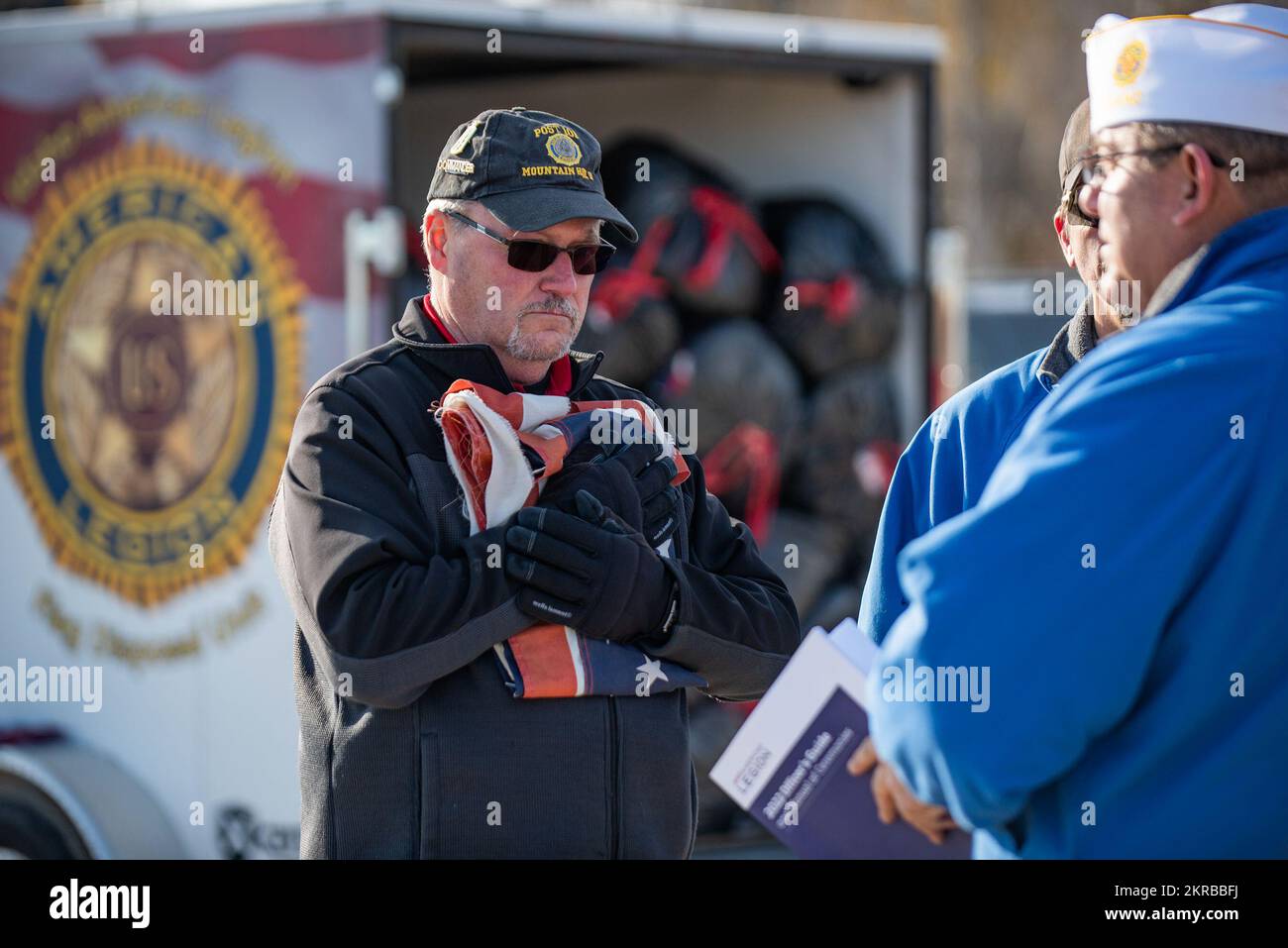 Several members of the american legion department of idaho spent their
