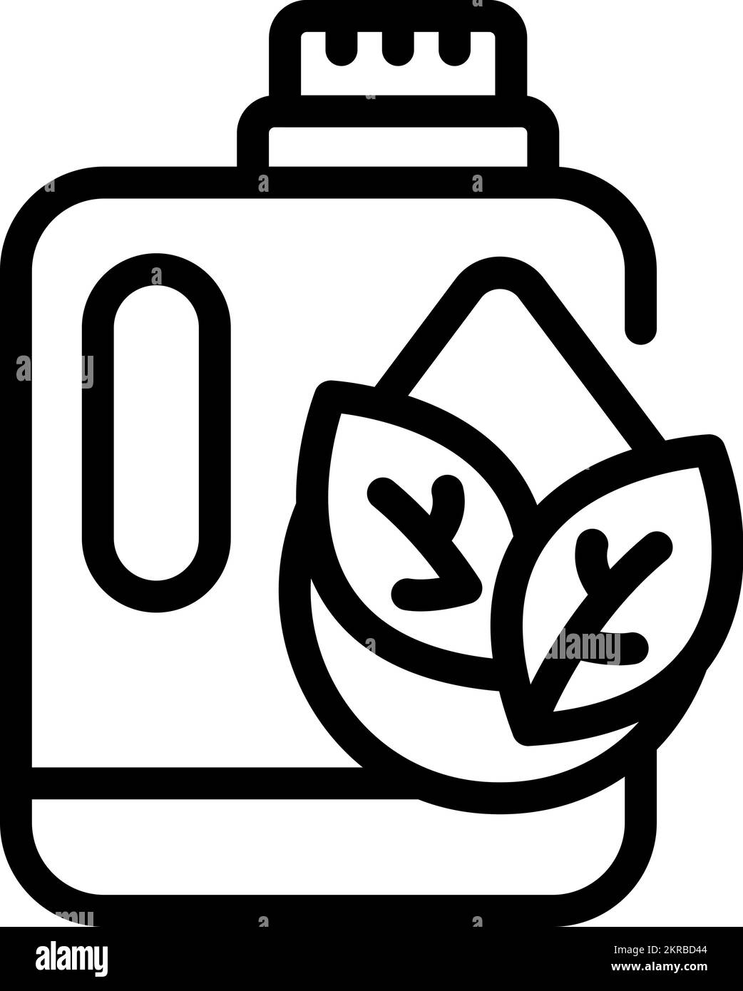Recycle plastic bottle icon outline vector. Energy plant. Eco water ...