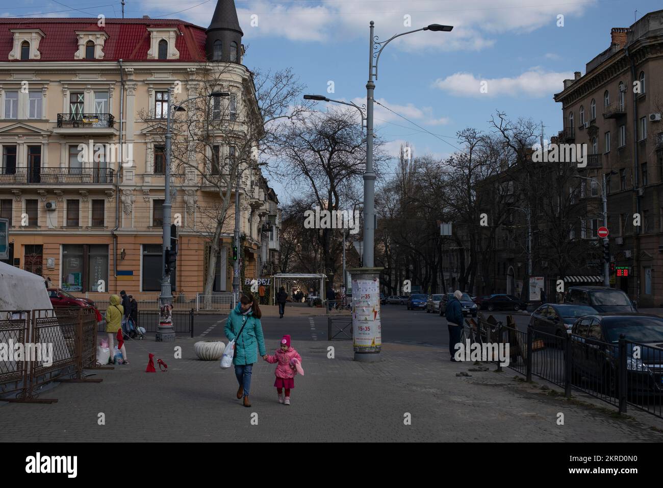 Ukraine war displaced 2022 Stock Photo