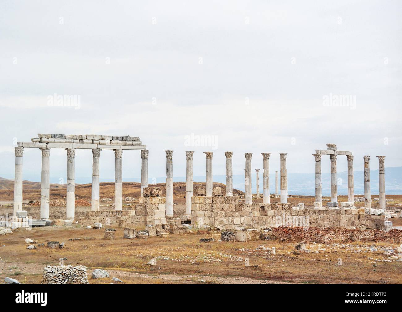 Laodikeia, Denizli, Turkey, Sep. 2018: Agora of Laodicea Ancient City ...