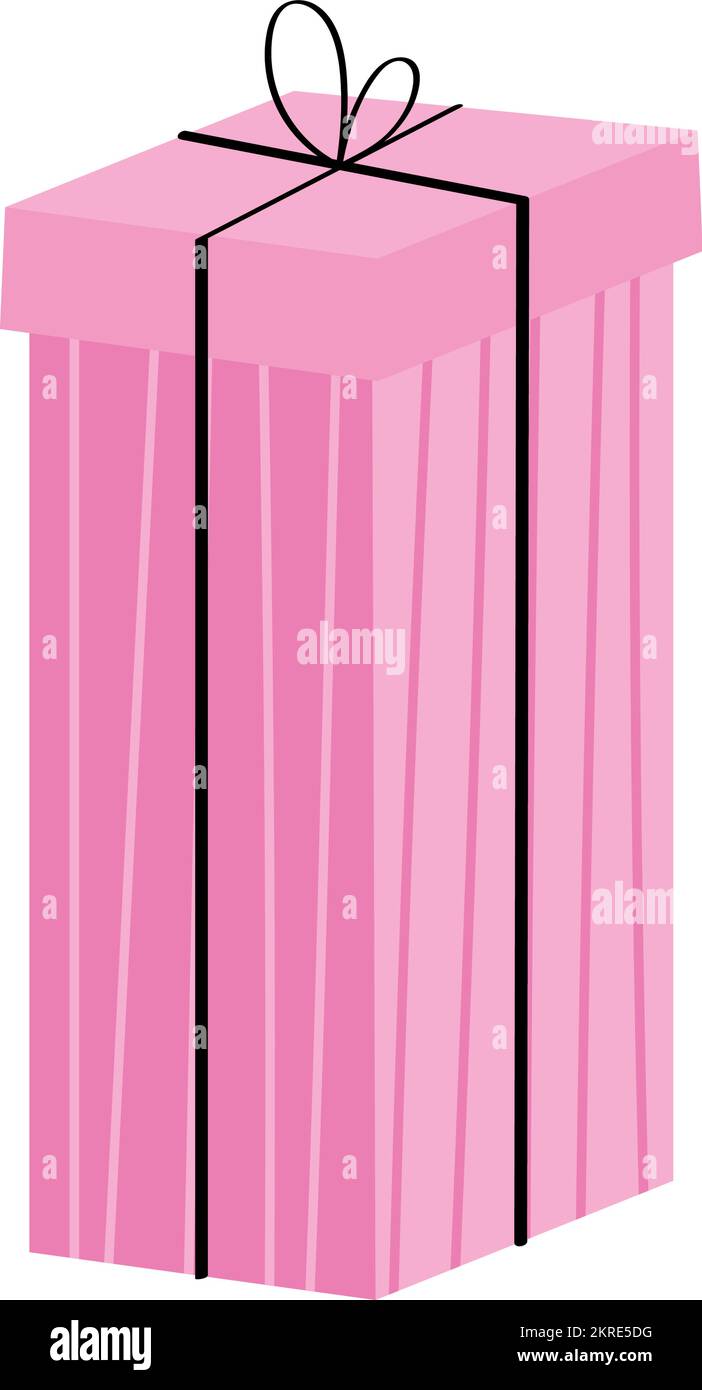pink gift box present icon Stock Vector Image & Art - Alamy