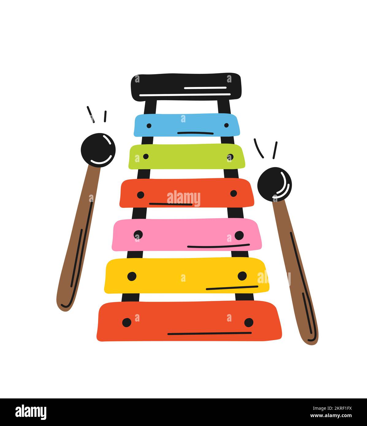 Bright xylophone icon Stock Vector Image & Art Alamy