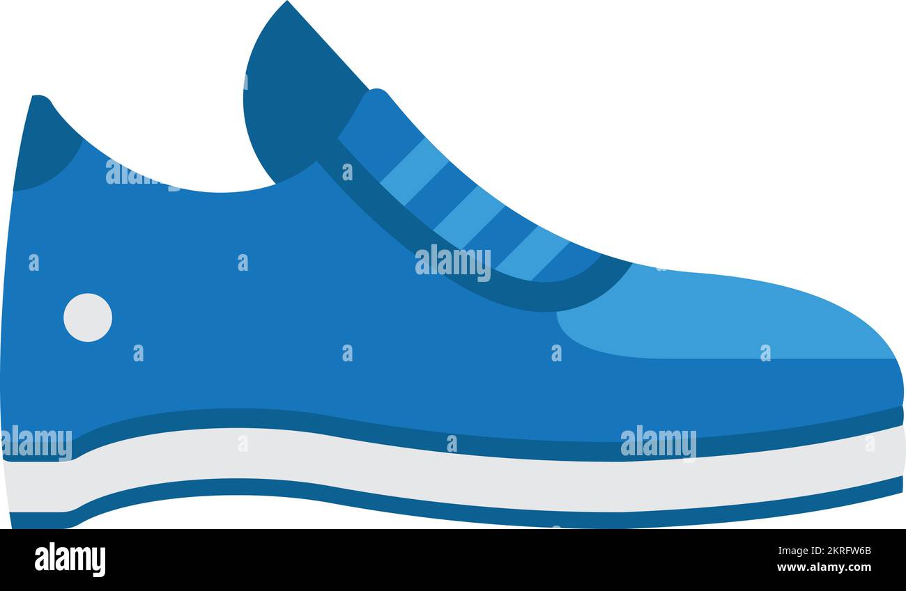 blue tennis shoes sport icon Stock Vector Image & Art - Alamy
