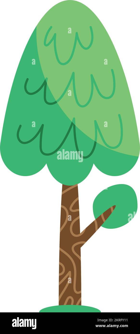 tree plant forest nature icon Stock Vector Image & Art - Alamy