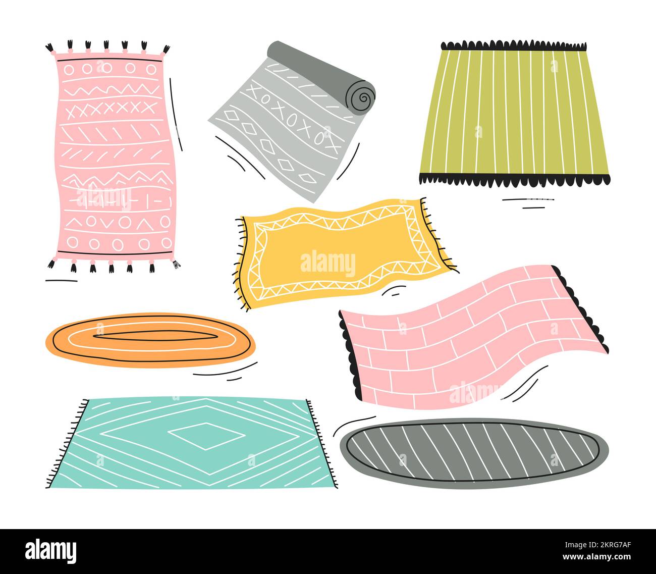 Rugs craft Stock Vector Images Alamy
