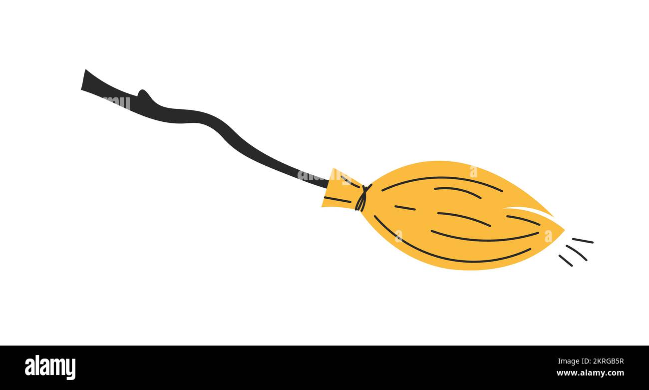 halloween broom icon
