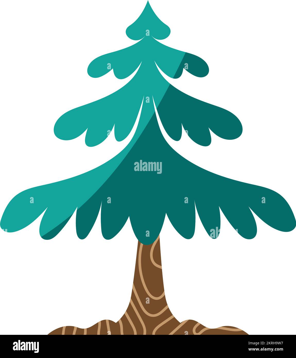 pine tree plant forest icon Stock Vector Image & Art - Alamy