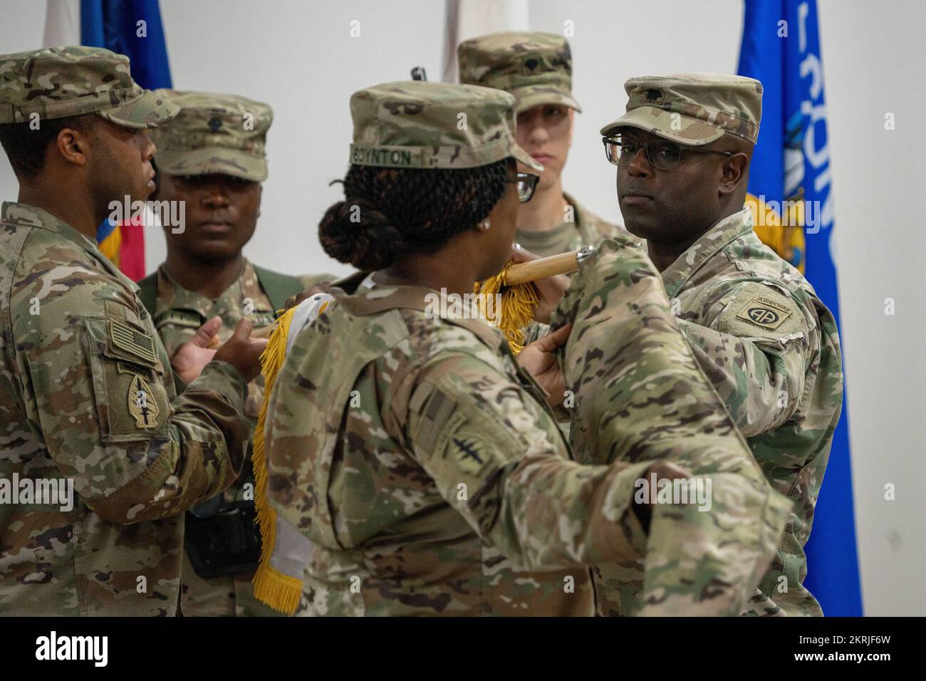 U.S. Army Lt. Col. Adrian Plater, the commanding officer of the 82nd ...