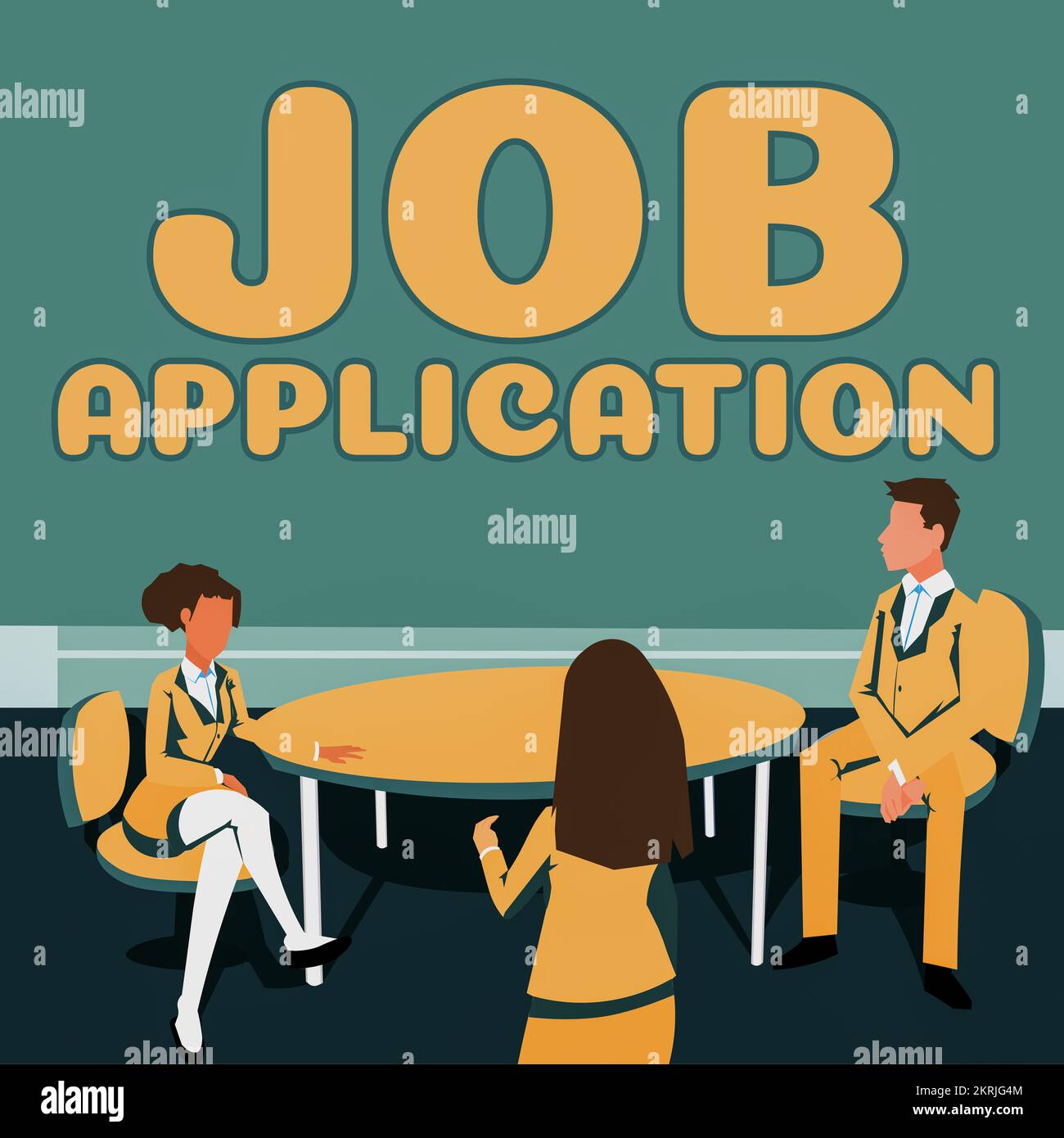 Conceptual caption Job Application, Business approach paper which ...
