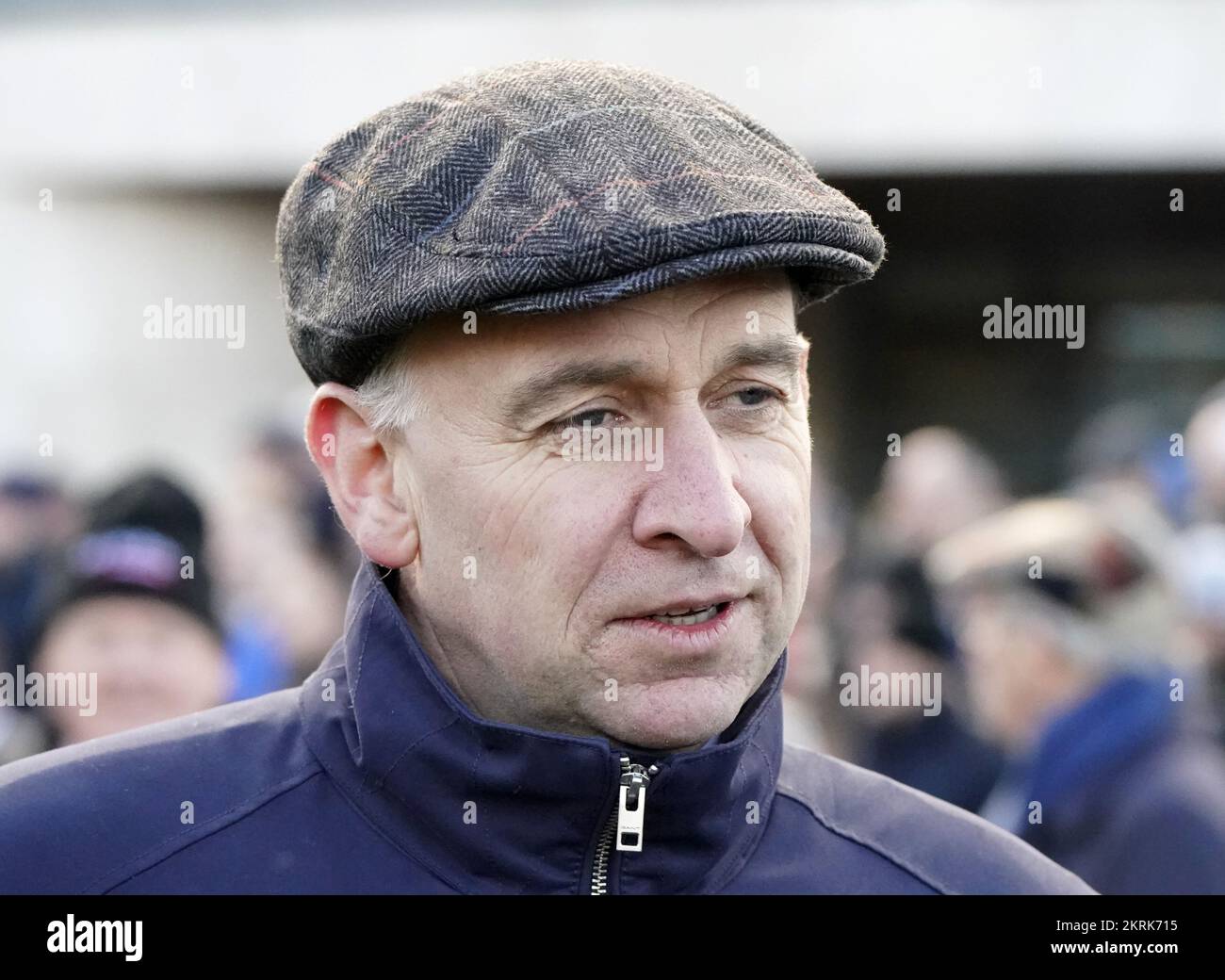 File photo dated 06-02-2022 of Henry De Bromhead, whose horse Brampton Belle has the scope to improve for a recent chasing debut in the 11.45 at Punchestown. Issue date: Tuesday November 29, 2022. Stock Photo