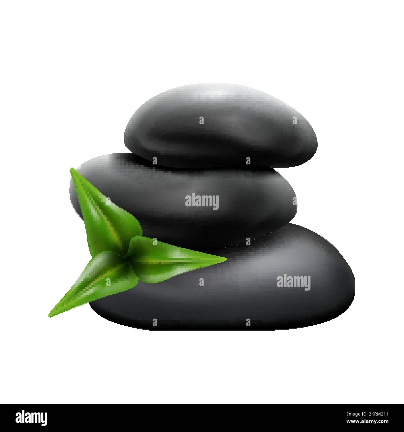 spa rock realistic vector Stock Vector Image & Art - Alamy