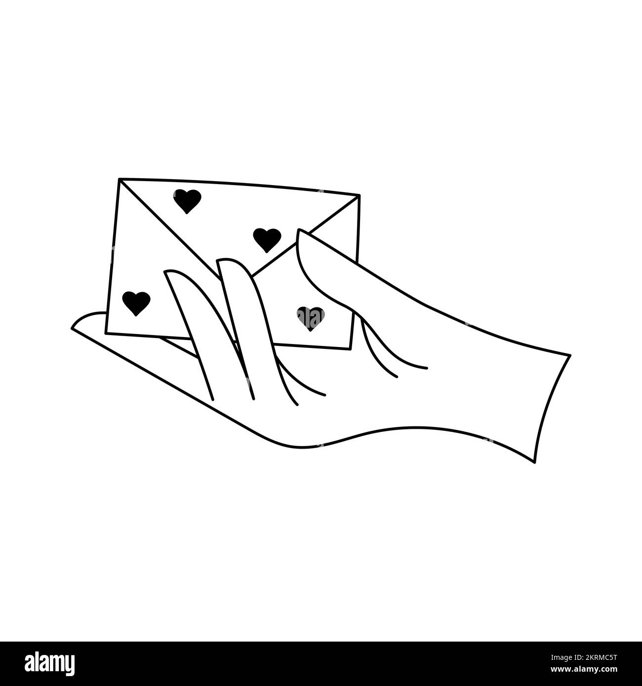 Hand tattoo with letter in y2k, 1990s, 2000s style. Emo goth element