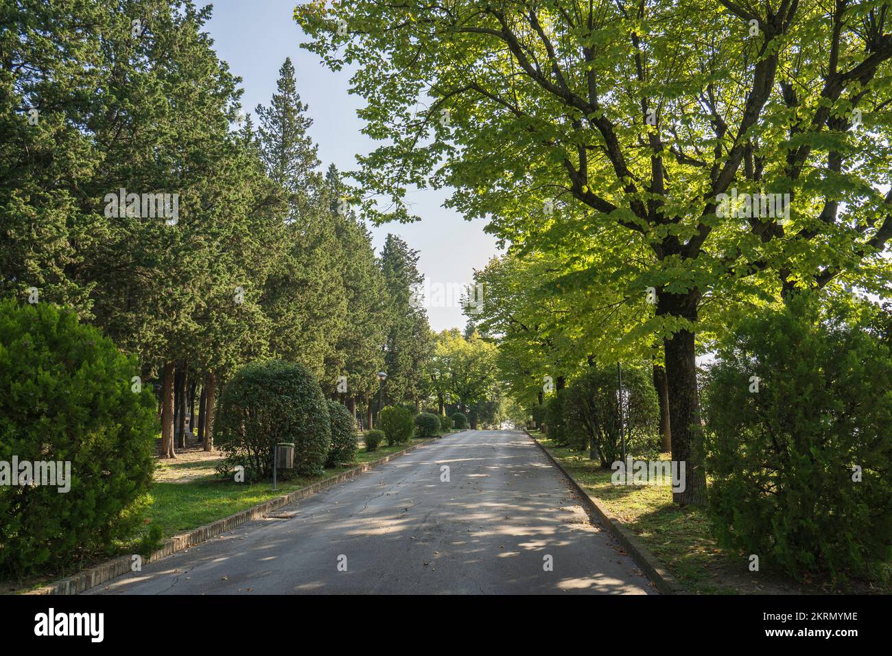 Villa Fermani Park, Corridonia, Marche, Italy, Europe Stock Photo