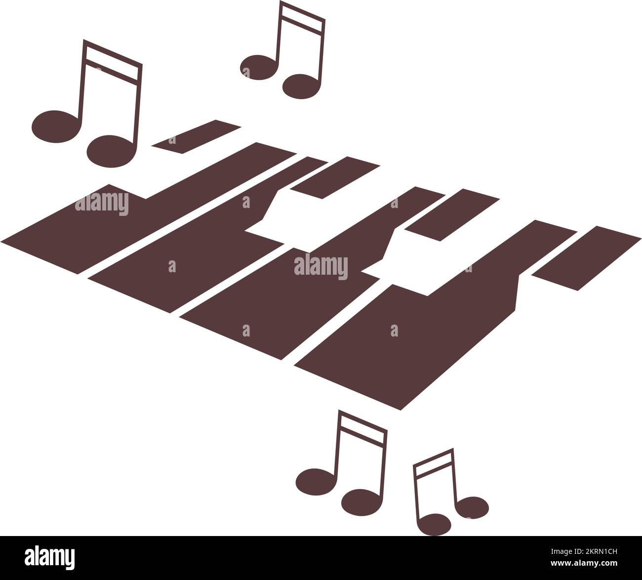 Piano logo icon design illustration Stock Vector Image & Art - Alamy