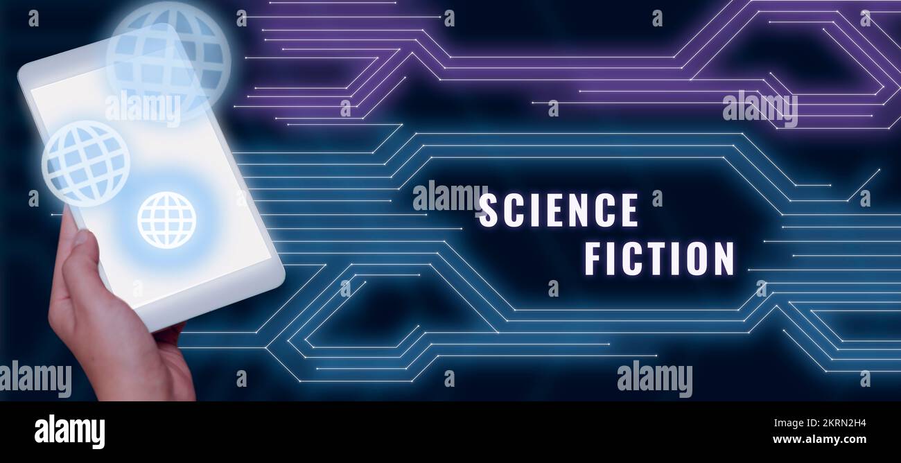 Inspiration showing sign Science Fiction, Concept meaning Fantasy