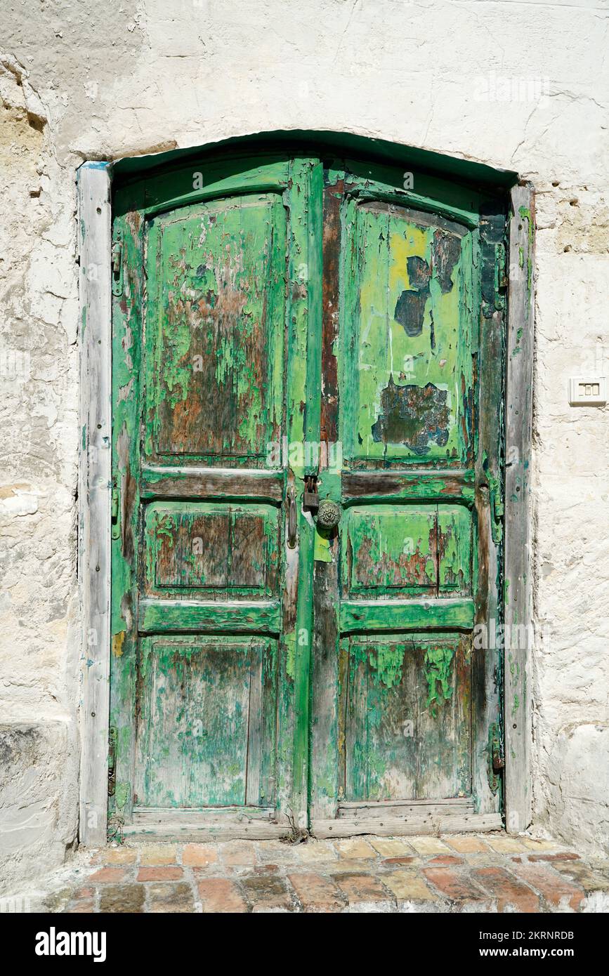 old front door,Italy Stock Photo
