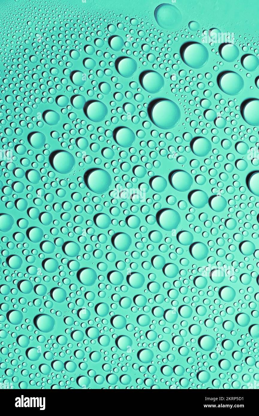 Condensation drops of water background Stock Photo